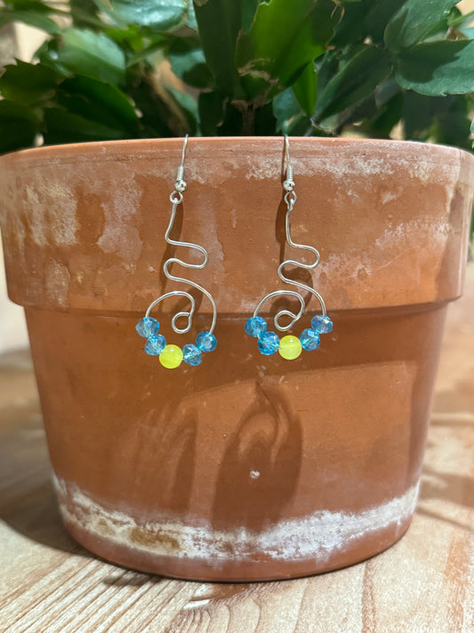 Sunny Sky Swirl Earrings